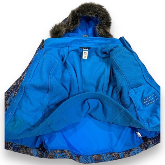 REI Boys 3-In-1 Jacket With Removable Zip Out Fleece Liner & Faux Fur Hood, XS - Picture 7 of 9